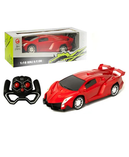 Auto A Control Remoto R/C 1:18 Lamborghini Rojo