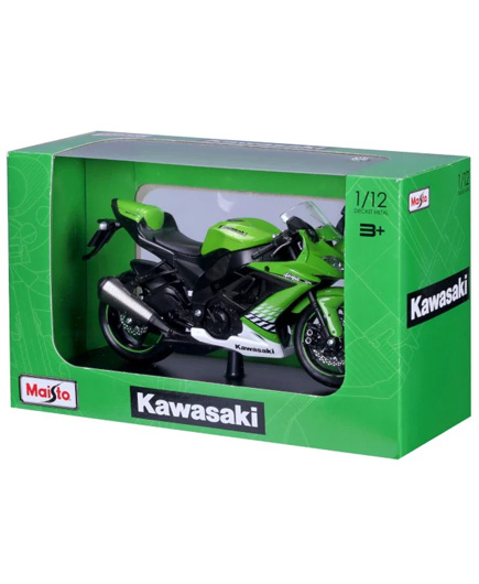 Bburago Maisto - 1:12 Motocicleta con soporte - Kawasaki Ninja ZX-10R
