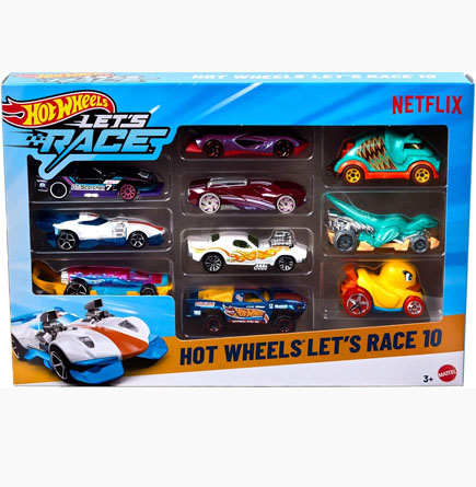 Hot Wheels Toy Cars & Trucks, Let's Race 10-Pack