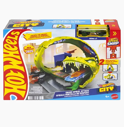 Pista Juguete Ataque De Serpiente Hot Wheels Multicolor