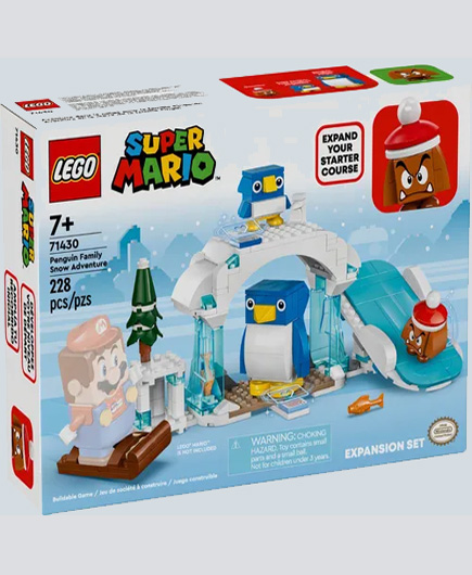 Super Mario Aventura en la Nieve de la familia Pingüi